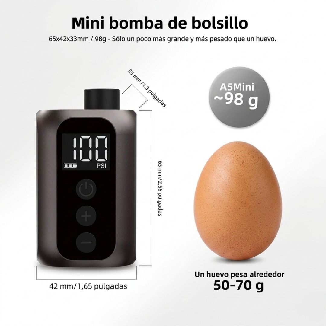 Mini Inflador Eléctrico Portátil Para Bicicletas