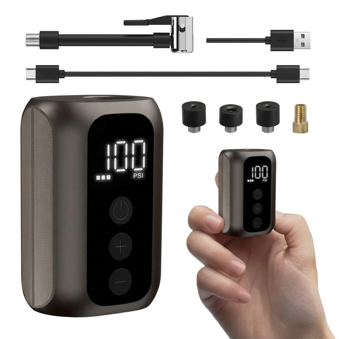 Mini Inflador Eléctrico Portátil Para Bicicletas