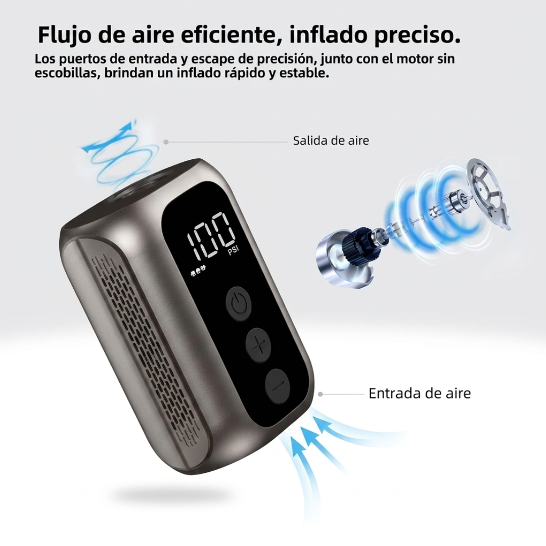 Mini Inflador Eléctrico Portátil Para Bicicletas