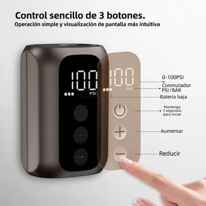 Mini Inflador Eléctrico Portátil Para Bicicletas