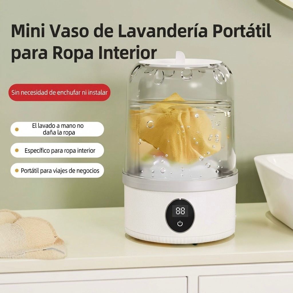 Mini lavadora portátil